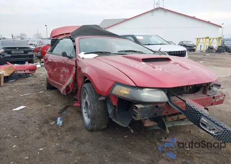 2002 Ford Mustang Gt from USA, damaged, VIN 1FAFP45X32F170524